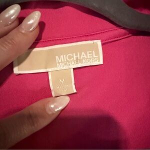 Michael Kors Polo Dress, front zip, golf dress size large price $70